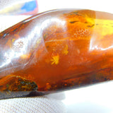 Large Specimen of Natural Baltic Amber with Multiple Insects Enclosed Antique