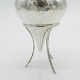 Greek Planished Sterling Silver 'Ryto Horn Zakros' Replica Vase Vintage c1990