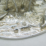 Sterling Silver Pair of Deer & Pheasant Place Settings Antique 1925 London