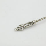 Victorian Sterling Silver Shell Pattern Apostle Caster Spoon 1897 Birmingham
