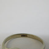 18ct Two-Tone Gold, 0.25ct Emerald & Diamond Crossover Ring Antique c1910