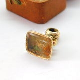 Georgian 9ct Gold Cased Citrine Intaglio Seal Fob 'Man Rowing a Boat' c1820