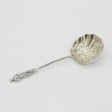 Victorian Sterling Silver Apostle Terminal Sugar Caster Spoon 1896 Sheffield