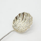 Victorian Sterling Silver Apostle Terminal Sugar Caster Spoon 1896 Sheffield