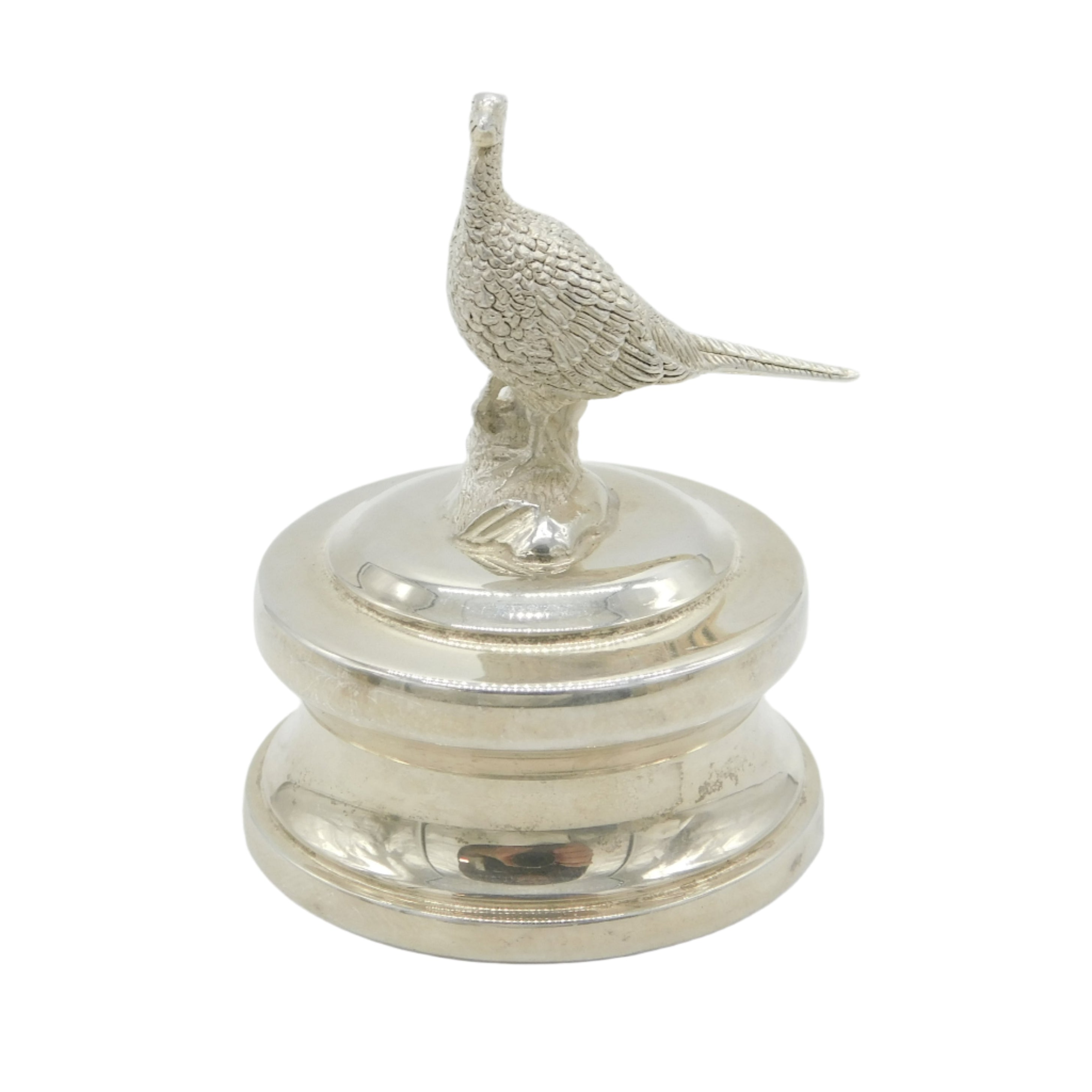 Vintage Silver Pheasant Paperweight