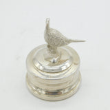Sterling Silver Pheasant Form Paperweight Ornament Vintage 2003 Birmingham