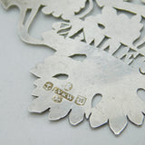 George IV Sterling Silver Bucellas Wine Decanter Label Antique 1826 Birmingham