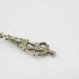 Dutch Sterling Silver Gilt '1730' Serving Spoon Antique Victorian