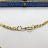 9ct Yellow Gold Fancy Link Chain Necklace Vintage 1991 Birmingham 18" Length
