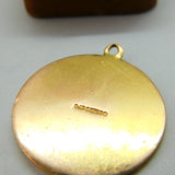 Georg Jensen 9ct Yellow Gold St Christopher Travel Pendant 1969 London Vintage