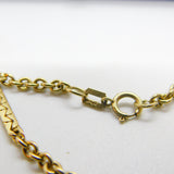 9ct Yellow Gold Fancy Link Chain Necklace Vintage 1991 Birmingham 18" Length