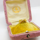 9ct Yellow Gold Leaping Dolphin Band Ring Vintage c1970 Birmingham