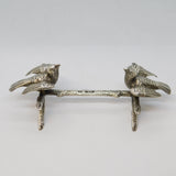 Sterling Silver Parrots Birds on Branch Cutlery Rest Antique 1911 Chester
