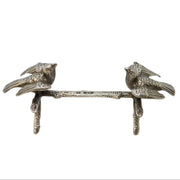 Sterling Silver Parrots Birds on Branch Cutlery Rest Antique 1911 Chester
