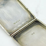 Sterling Silver & Enamel Spy Magazine Novelty Match Book Case Antique 1926 London