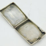 Sterling Silver & Enamel Spy Magazine Novelty Match Book Case Antique 1926 London