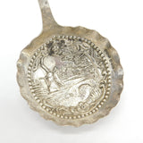 Victorian Sterling Silver Tea Caddy Spoon Windmill Pattern 1899 Sheffield