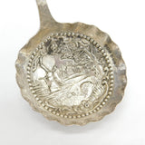 Victorian Sterling Silver Tea Caddy Spoon Windmill Pattern 1899 Sheffield