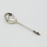 Early Georgian Sterling Silver Apostle Terminal Anointing Spoon c1760 London