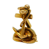 George III 18ct Gold Faith, Hope, Charity Form Sardonyx Intaglio Fob Antique c1820
