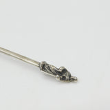 Early Georgian Sterling Silver Apostle Terminal Anointing Spoon c1760 London