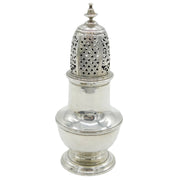 George II Sterling Silver Muffineer Sugar Caster Antique 1740 London S. Wood