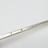 Early Georgian Sterling Silver Apostle Terminal Anointing Spoon c1760 London