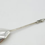 Early Georgian Sterling Silver Apostle Terminal Anointing Spoon c1760 London