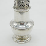 George II Sterling Silver Muffineer Sugar Caster Antique 1740 London S. Wood