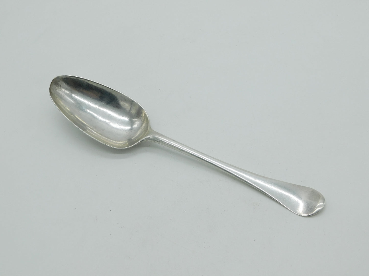 George II Sterling Silver Hanoverian Pattern Serving Spoon c1730 Edward Bennett