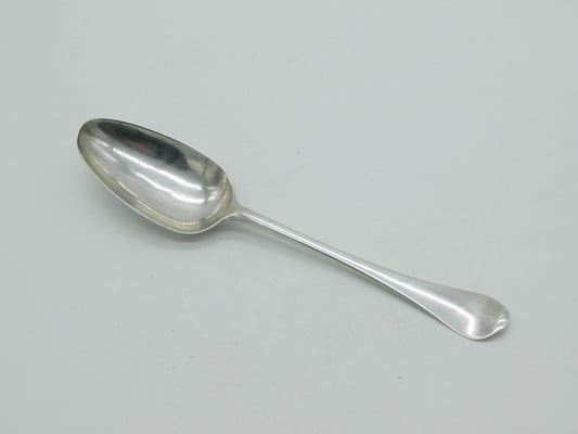 George II Sterling Silver Hanoverian Pattern Serving Spoon c1730 Edward Bennett