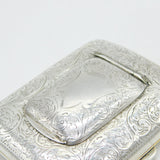 Sterling Silver Combination Vesta & Cigarette Case Antique 1911 Birmingham
