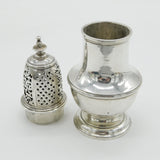 George II Sterling Silver Muffineer Sugar Caster Antique 1740 London S. Wood