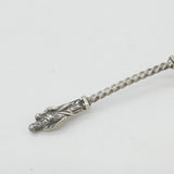 Victorian Sterling Silver Apostle Terminal Serving Spoon 1878 London Antique