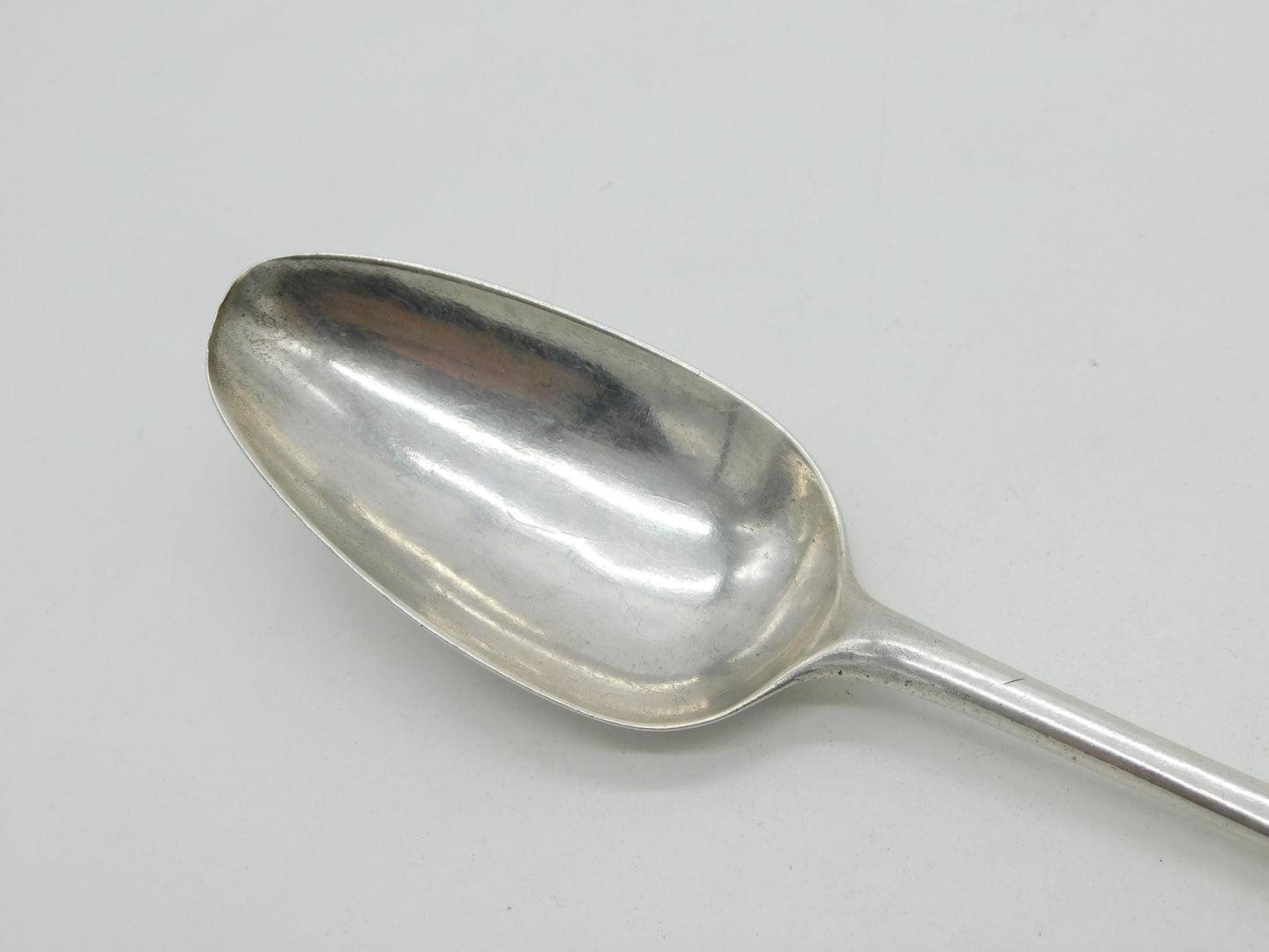 George II Sterling Silver Hanoverian Pattern Serving Spoon c1730 Edward Bennett