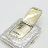 Sterling Silver Combination Vesta & Cigarette Case Antique 1911 Birmingham