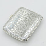 Sterling Silver Combination Vesta & Cigarette Case Antique 1911 Birmingham