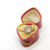 Victorian 18ct Gold & 0.75ct Old European Cut Diamond Daisy Cluster Ring c1890