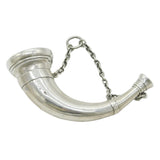 Sampson Mordan & Co. Victorian Sterling Silver Horn Vinaigrette & Scent Bottle Antique