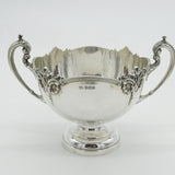 Art Nouveau Sterling Silver Floral Pattern Trophy Cup 1919 Sheffield Antique