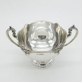 Art Nouveau Sterling Silver Floral Pattern Trophy Cup 1919 Sheffield Antique