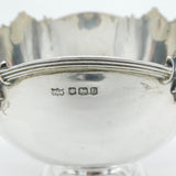 Art Nouveau Sterling Silver Floral Pattern Trophy Cup 1919 Sheffield Antique