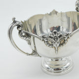 Art Nouveau Sterling Silver Floral Pattern Trophy Cup 1919 Sheffield Antique