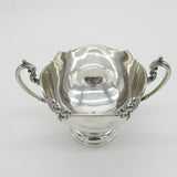 Art Nouveau Sterling Silver Floral Pattern Trophy Cup 1919 Sheffield Antique