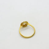 Victorian 18ct Gold & 0.75ct Old European Cut Diamond Daisy Cluster Ring c1890