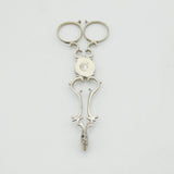 George III Sterling Silver Floral Pattern Sugar Nips Antique c1770