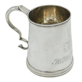 Liverpool George I Sterling Silver Tankard Antique c1720 Benjamin Brancker