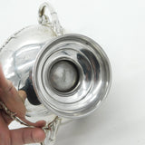 Art Nouveau Sterling Silver Floral Pattern Trophy Cup 1919 Sheffield Antique