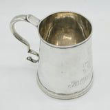 Liverpool George I Sterling Silver Tankard Antique c1720 Benjamin Brancker