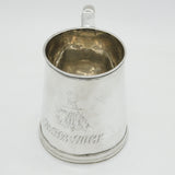 Liverpool George I Sterling Silver Tankard Antique c1720 Benjamin Brancker